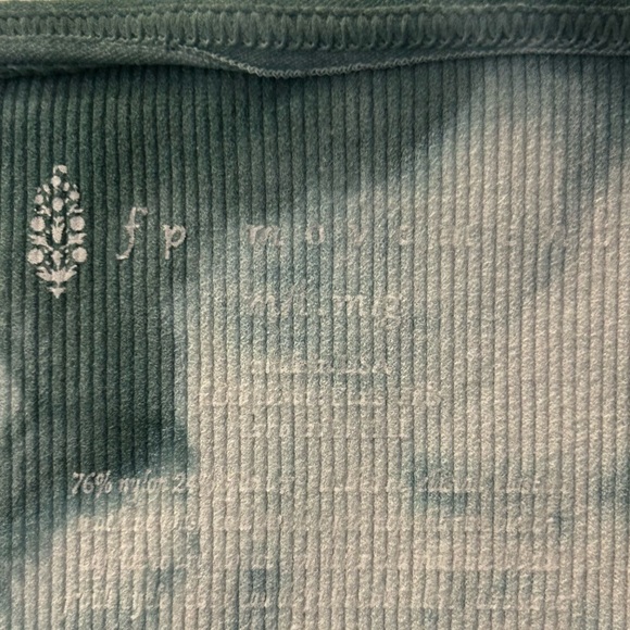 FREE PEOPLE Good Karma Square neck Bra Tye Dye - Picture 7 of 7